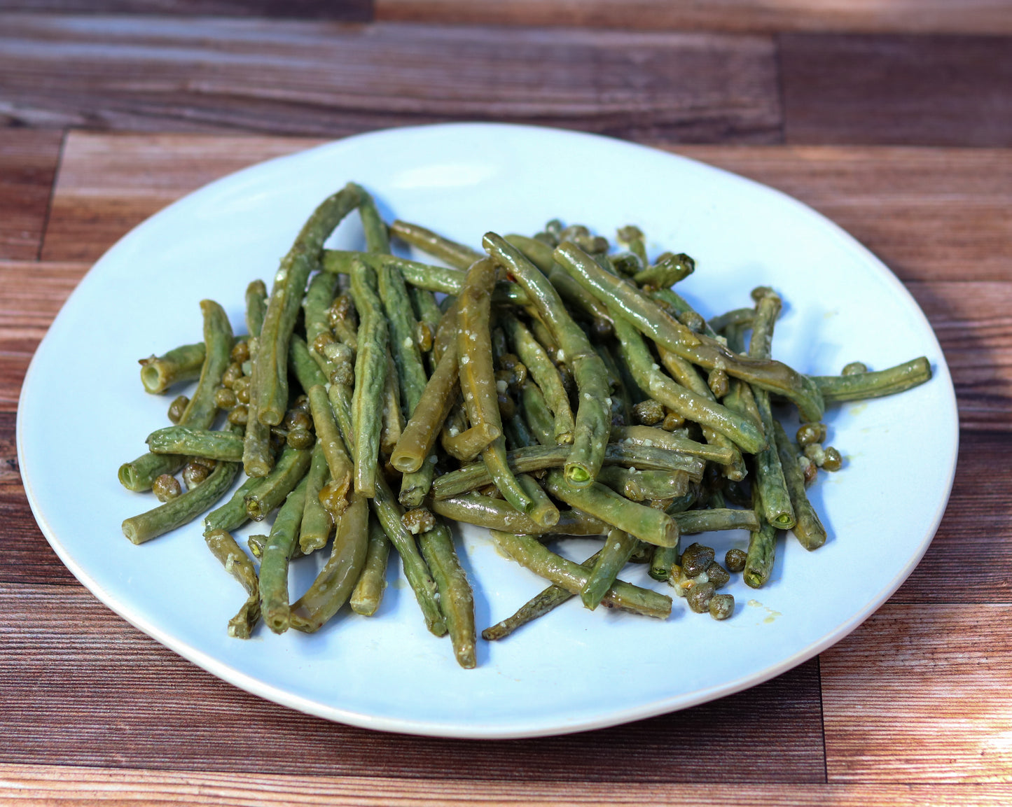 Garlicky Caper Green Beans